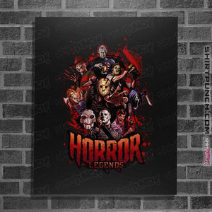 Shirts Posters / 4"x6" / Black The Horror Legends