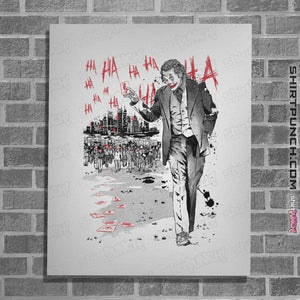 Daily_Deal_Shirts Posters / 4"x6" / White Lone Comedian And Cubs