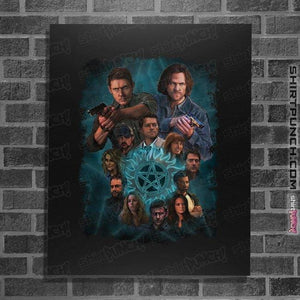 Shirts Posters / 4"x6" / Black The Winchesters
