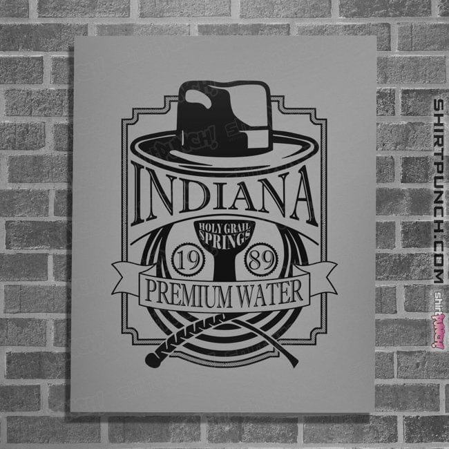 Daily_Deal_Shirts Posters / 4"x6" / Sports Grey Indiana Water