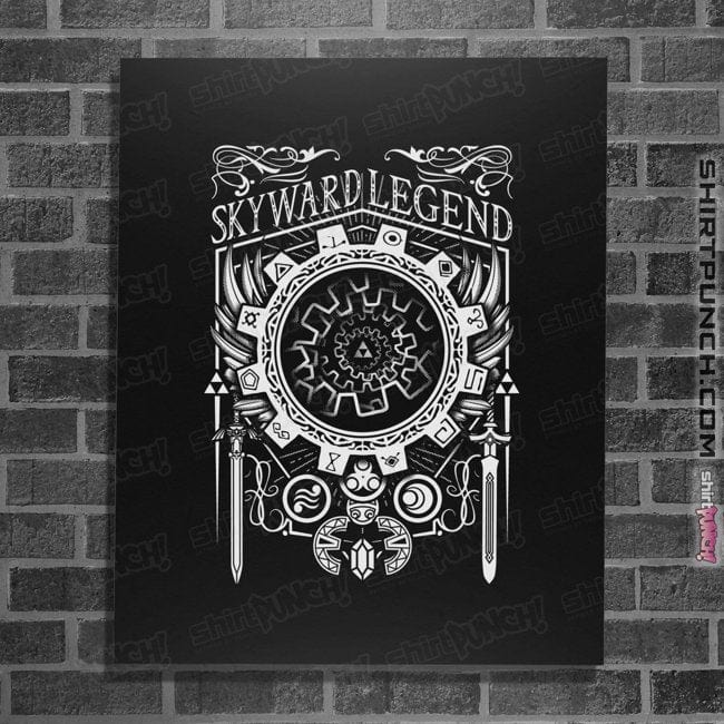 Shirts Posters / 4"x6" / Black Skyward Legend
