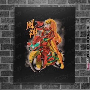 Daily_Deal_Shirts Posters / 4"x6" / Black Samus Rider