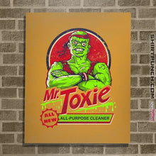 Load image into Gallery viewer, Daily_Deal_Shirts Posters / 4&quot;x6&quot; / Gold Mr. Toxie
