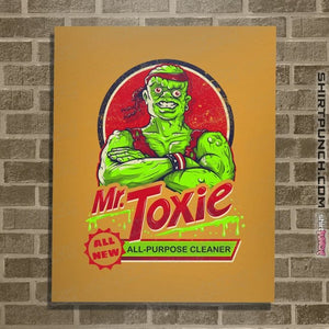 Daily_Deal_Shirts Posters / 4"x6" / Gold Mr. Toxie