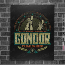 Load image into Gallery viewer, Daily_Deal_Shirts Posters / 4&quot;x6&quot; / Black Gondor Beer
