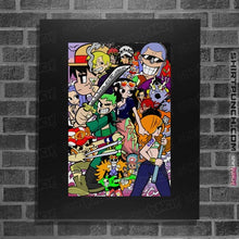 Load image into Gallery viewer, Daily_Deal_Shirts Posters / 4&quot;x6&quot; / Black Luffy VS The New World
