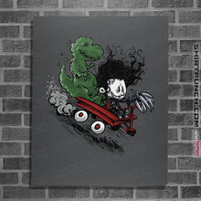 Load image into Gallery viewer, Secret_Shirts Posters / 4&quot;x6&quot; / Charcoal Edward And Dino
