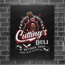 Load image into Gallery viewer, Secret_Shirts Posters / 4&quot;x6&quot; / Black William Cutting&#39;s Deli
