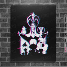 Load image into Gallery viewer, Daily_Deal_Shirts Posters / 4&quot;x6&quot; / Black Glitched Jafar
