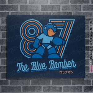Shirts Posters / 4"x6" / Navy The Blue Bomber