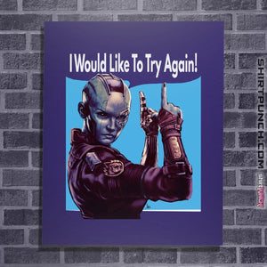 Shirts Posters / 4"x6" / Violet Nebula Can Do It