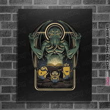 Load image into Gallery viewer, Daily_Deal_Shirts Posters / 4&quot;x6&quot; / Black Summoning Cthulhu!
