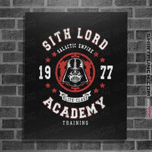 Load image into Gallery viewer, Shirts Posters / 4&quot;x6&quot; / Black Sith Lord Academy
