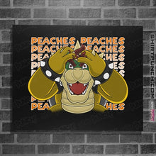 Load image into Gallery viewer, Daily_Deal_Shirts Posters / 4&quot;x6&quot; / Black Madness For Peach
