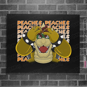 Daily_Deal_Shirts Posters / 4"x6" / Black Madness For Peach