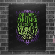 Load image into Gallery viewer, Secret_Shirts Posters / 4&quot;x6&quot; / Black Glorious Morning
