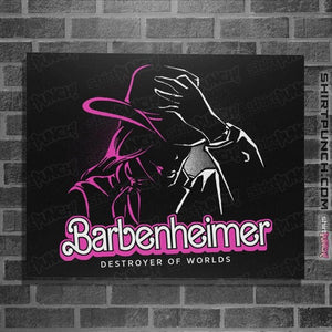 Daily_Deal_Shirts Posters / 4"x6" / Black Barbenheimer