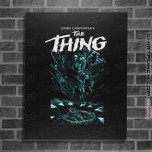 Load image into Gallery viewer, Shirts Posters / 4&quot;x6&quot; / Black The Thing
