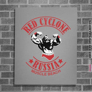 Shirts Posters / 4"x6" / Sports Grey Red Cyclone Muscle Beach