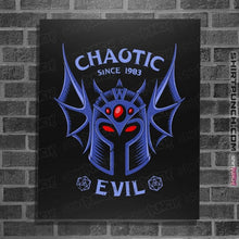 Load image into Gallery viewer, Daily_Deal_Shirts Posters / 4&quot;x6&quot; / Black Chaotic Evil 83
