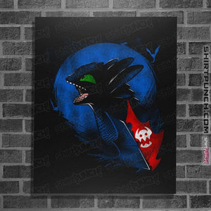 Shirts Posters / 4"x6" / Black Night Fury