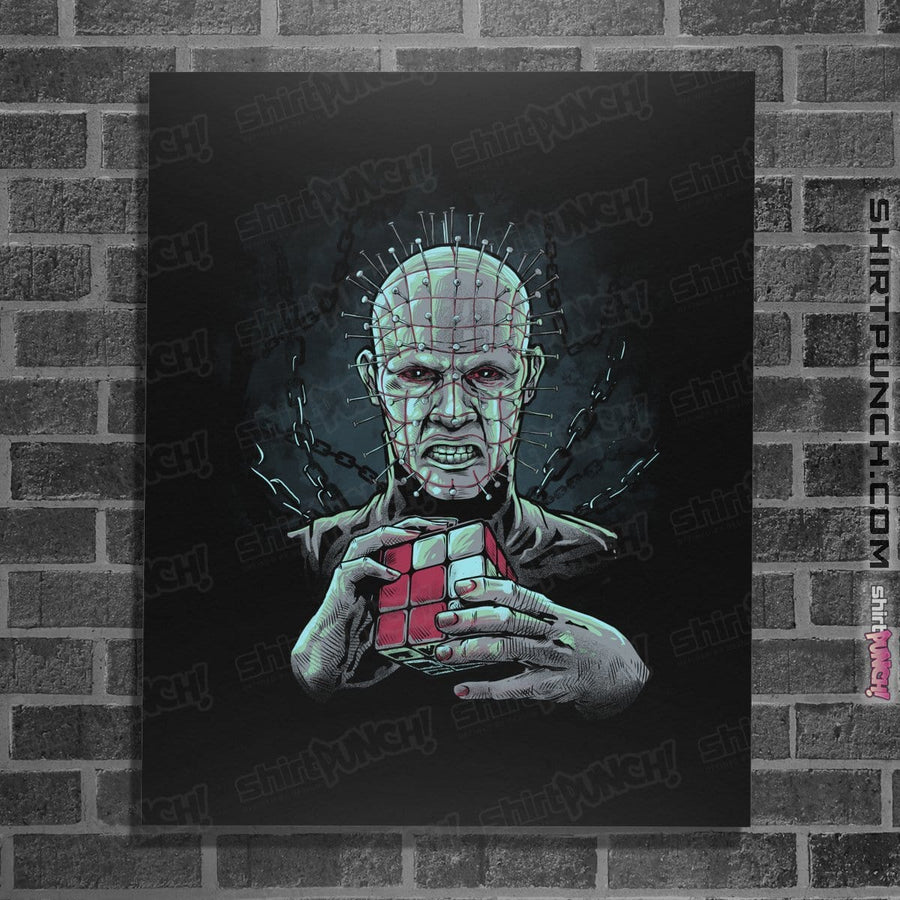 Shirts Posters / 4"x6" / Black Hell Cube