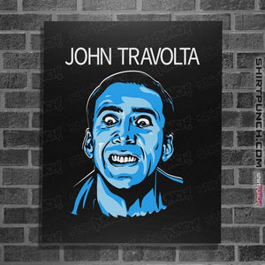 Daily_Deal_Shirts Posters / 4"x6" / Black John Travolta