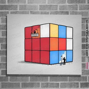 Shirts Posters / 4"x6" / White Solving The Cube