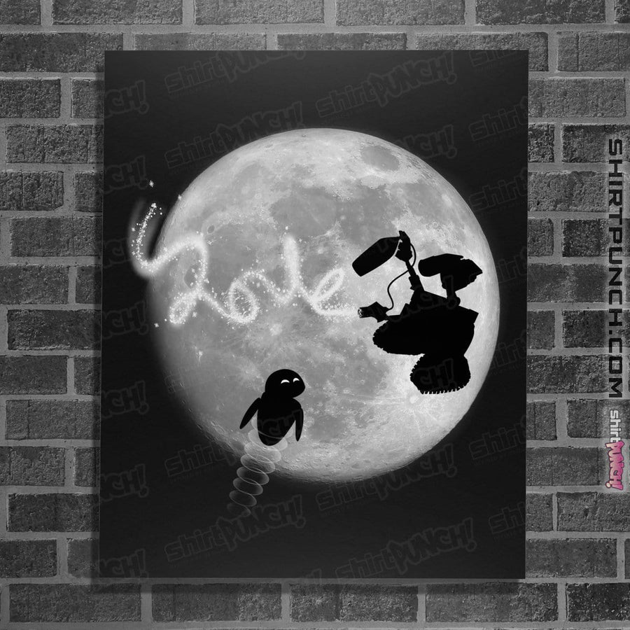 Shirts Posters / 4"x6" / Black Robot Love