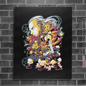 Shirts Posters / 4"x6" / Black AD Chrono Heroes
