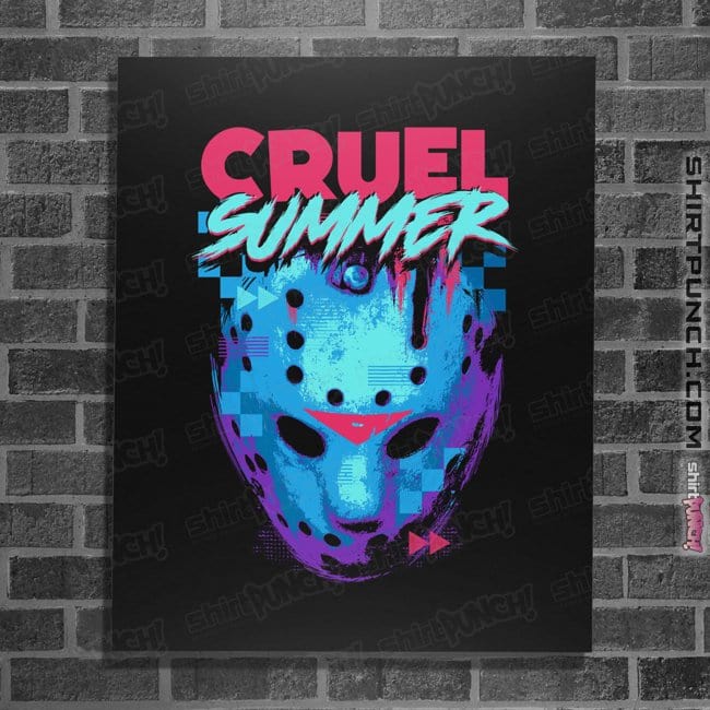 Secret_Shirts Posters / 4"x6" / Black Cruel Summer 86