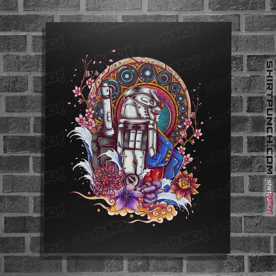 Shirts Posters / 4"x6" / Black RX78 Ornate