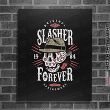 Load image into Gallery viewer, Shirts Posters / 4&quot;x6&quot; / Black Slasher Forever
