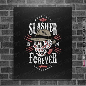 Shirts Posters / 4"x6" / Black Slasher Forever