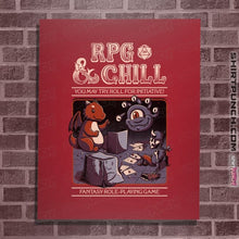 Load image into Gallery viewer, Daily_Deal_Shirts Posters / 4&quot;x6&quot; / Red RPG &amp; Chill

