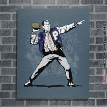 Load image into Gallery viewer, Daily_Deal_Shirts Posters / 4&quot;x6&quot; / Indigo Blue Touchdown
