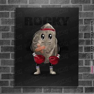 Shirts Posters / 4"x6" / Black Rocky