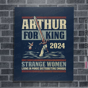 Daily_Deal_Shirts Posters / 4"x6" / Navy Strange Women 2024