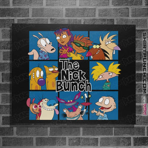 Shirts Posters / 4"x6" / Black Classic Nick Bunch