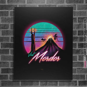 Shirts Posters / 4"x6" / Black Mordor Wave
