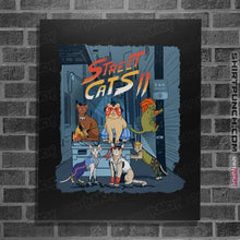 Load image into Gallery viewer, Shirts Posters / 4&quot;x6&quot; / Black Street Cats II
