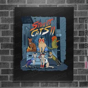 Shirts Posters / 4"x6" / Black Street Cats II