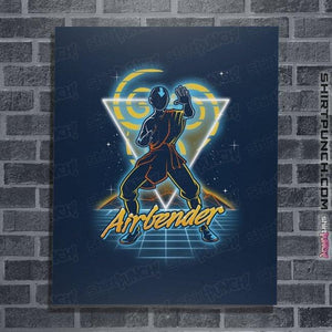 Shirts Posters / 4"x6" / Navy Retro Airbender