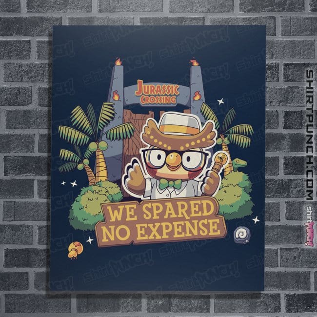 Secret_Shirts Posters / 4"x6" / Navy No Expense Spared