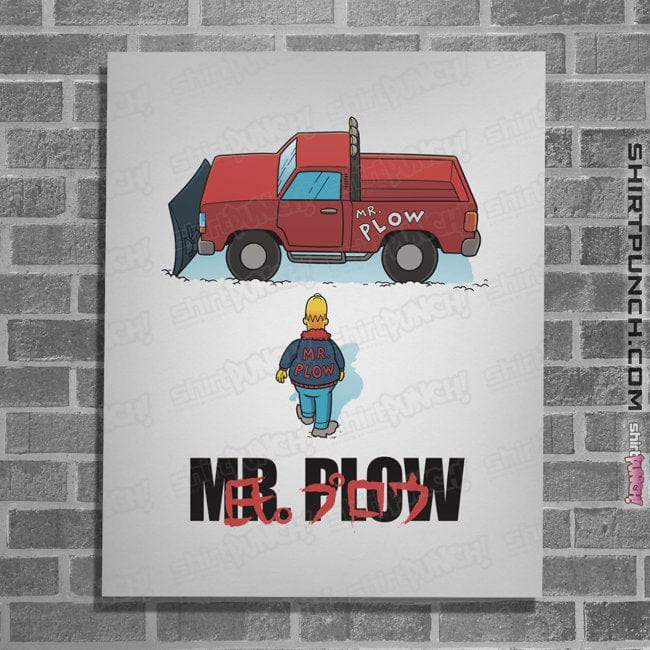 Secret_Shirts Posters / 4"x6" / White Plow-Kira