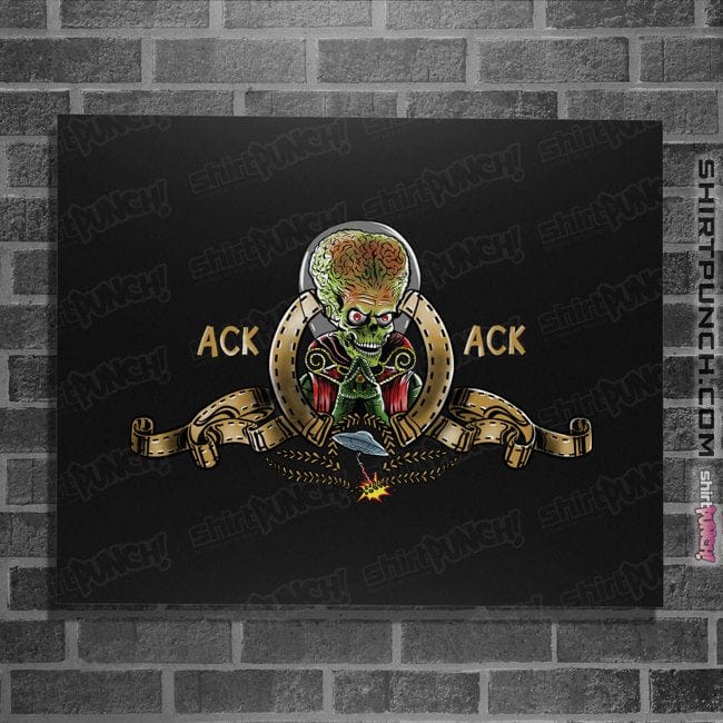Secret_Shirts Posters / 4"x6" / Black Martian Goldwyn Mayer