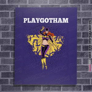 Shirts Posters / 4"x6" / Violet Playgotham Batgirl