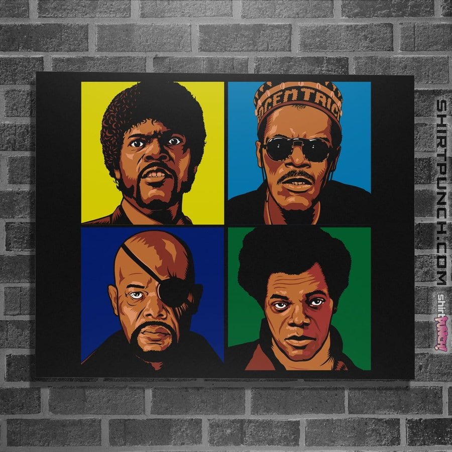 Shirts Posters / 4"x6" / Black Pop Sam Jackson