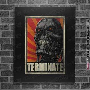 Shirts Posters / 4"x6" / Black Terminate