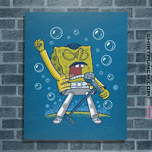 Load image into Gallery viewer, Shirts Posters / 4&quot;x6&quot; / Sapphire Sponge Freddy
